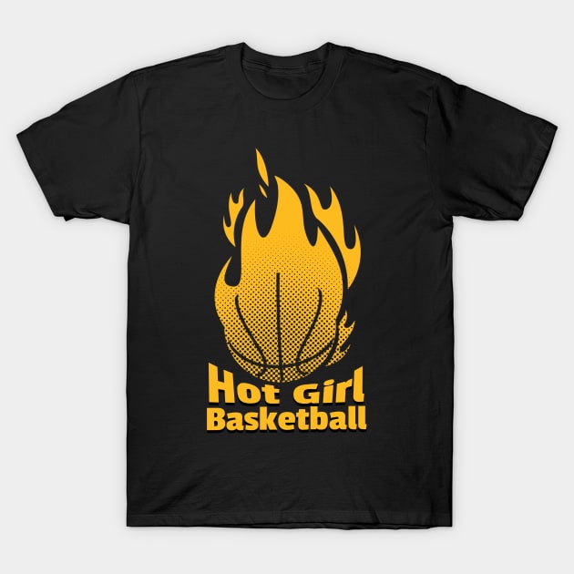 Hot Girl Basketball T-Shirt by Space Monkeys NFT